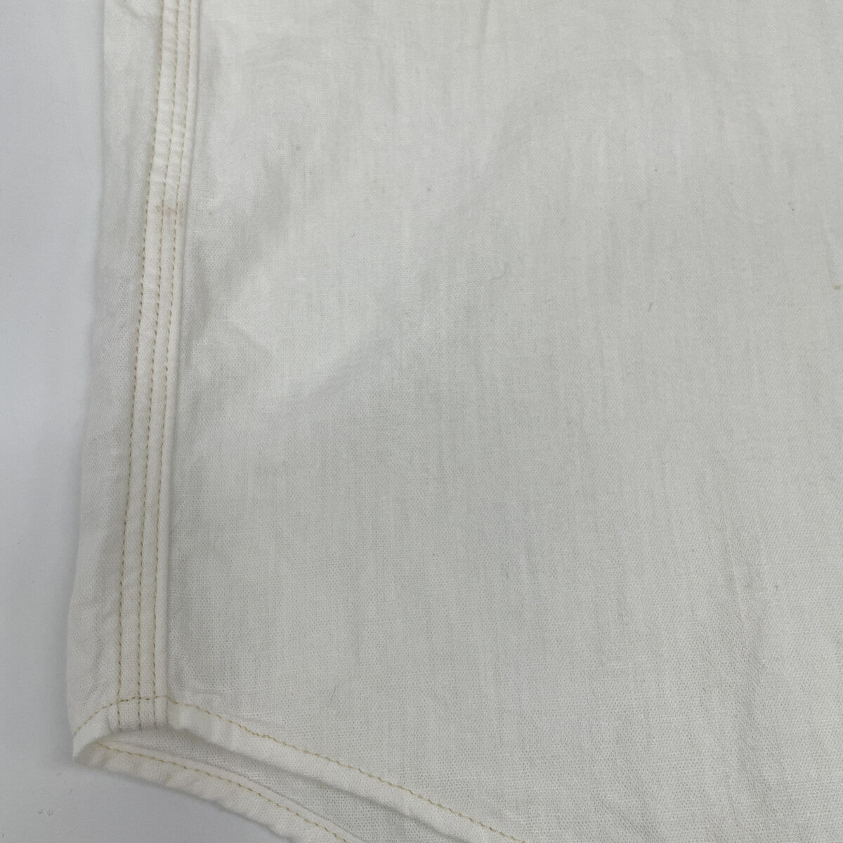 RRL ダブルアールエル ﾎﾜｲﾄ 25SS ｾﾙｳﾞｨｯｼﾞﾃﾞｨﾃｰﾙ ｼｬﾝﾌﾞﾚｰ ﾜｰｸｼｬﾂ トップス S