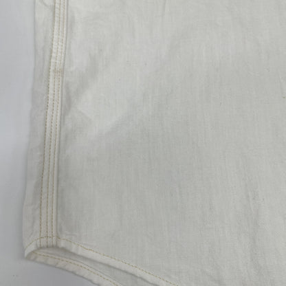 RRL ダブルアールエル ﾎﾜｲﾄ 25SS ｾﾙｳﾞｨｯｼﾞﾃﾞｨﾃｰﾙ ｼｬﾝﾌﾞﾚｰ ﾜｰｸｼｬﾂ トップス S