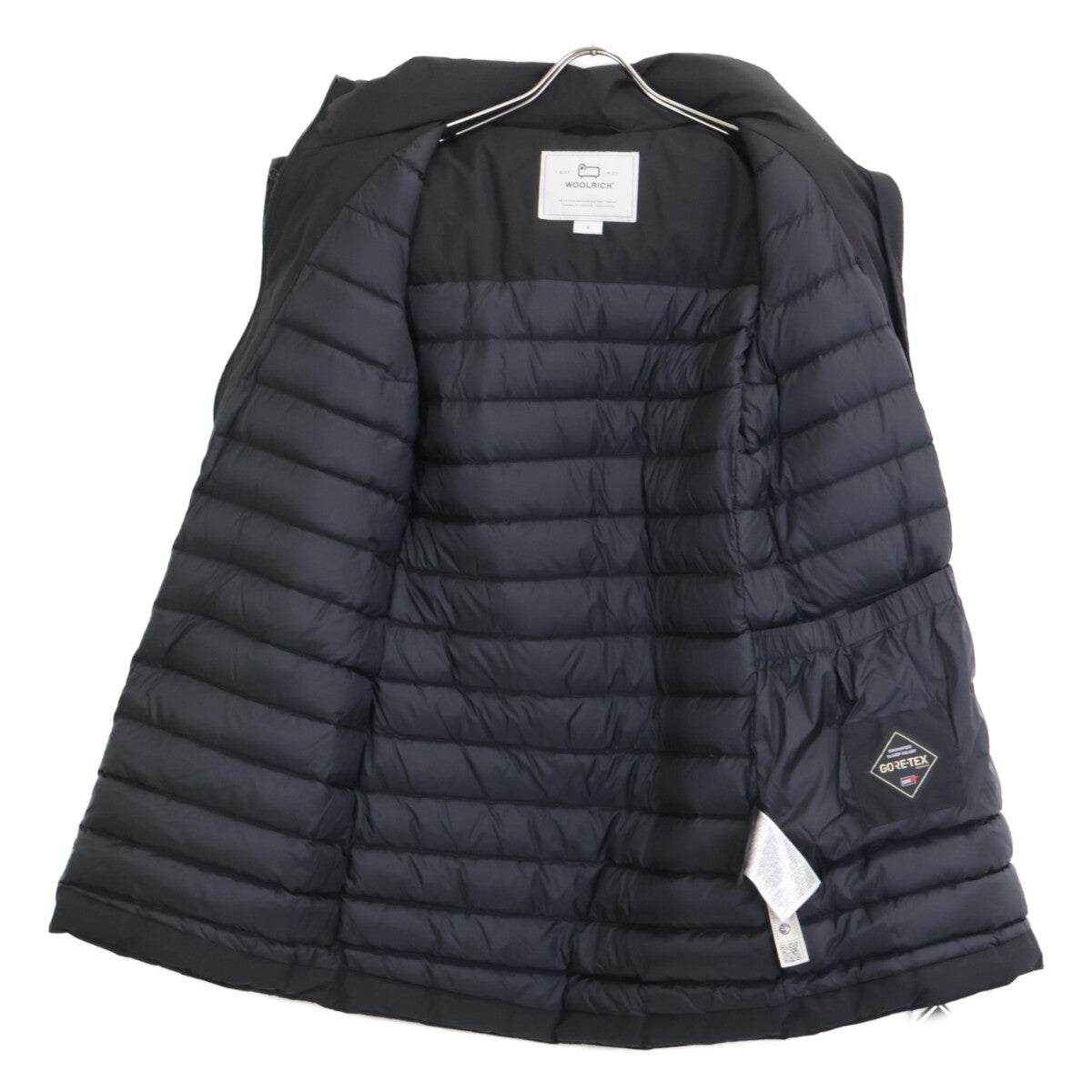 WOOLRICH ウールリッチ 23年 WWO0503 ﾌﾞﾗｯｸ MARSHALL PARKA ﾀﾞｳﾝｺｰﾄ コート S