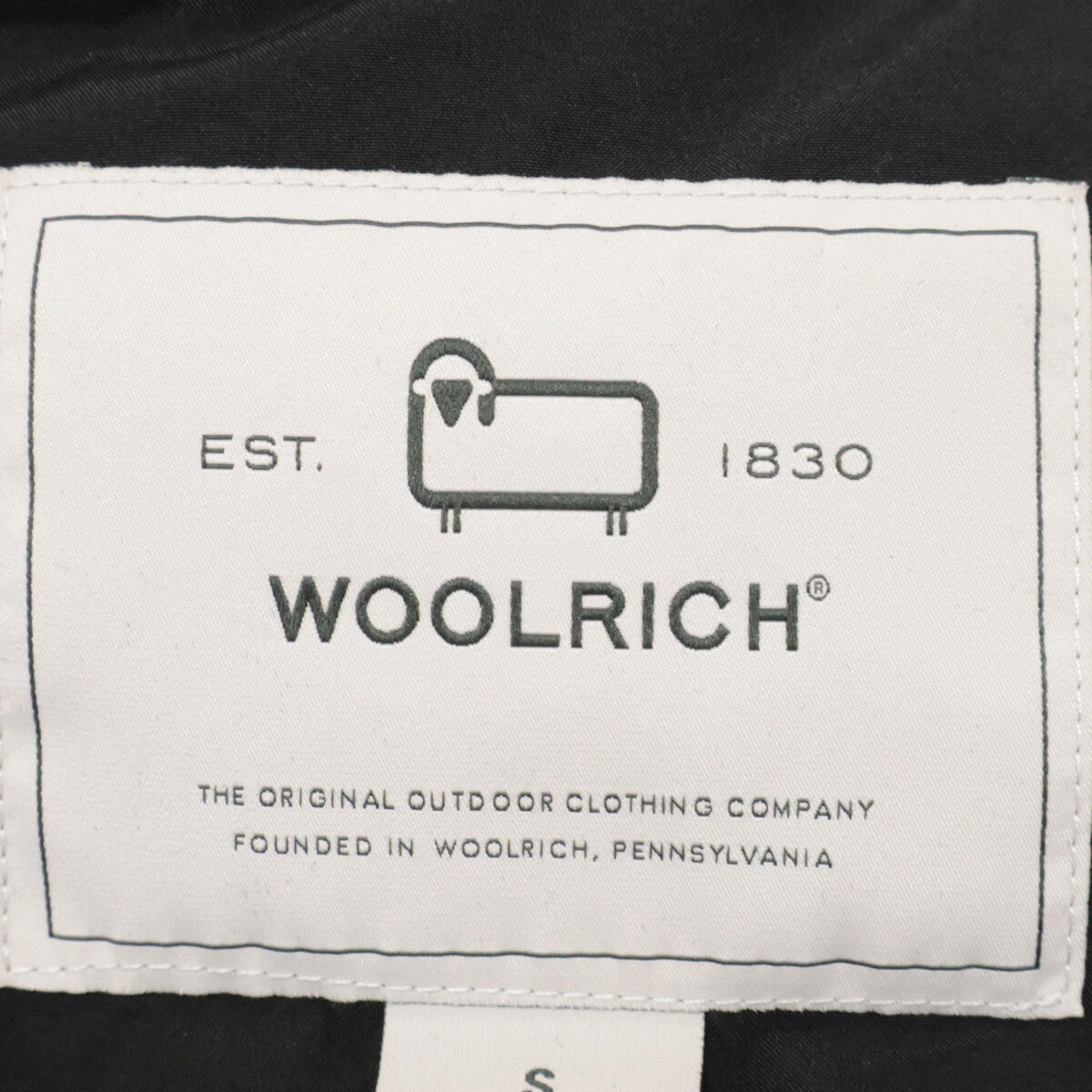 WOOLRICH ウールリッチ 23年 WWO0503 ﾌﾞﾗｯｸ MARSHALL PARKA ﾀﾞｳﾝｺｰﾄ コート S