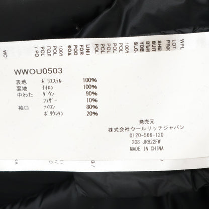 WOOLRICH ウールリッチ 23年 WWO0503 ﾌﾞﾗｯｸ MARSHALL PARKA ﾀﾞｳﾝｺｰﾄ コート S