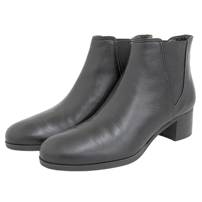 ANTEPRIMA アンテプリマ 美品 レザー サイドゴアブーツ シューズ レディース 黒 ブラック 23cm 1821 シューズ 36(EU)