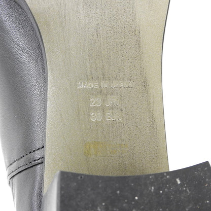 ANTEPRIMA アンテプリマ 美品 レザー サイドゴアブーツ シューズ レディース 黒 ブラック 23cm 1821 シューズ 36(EU)