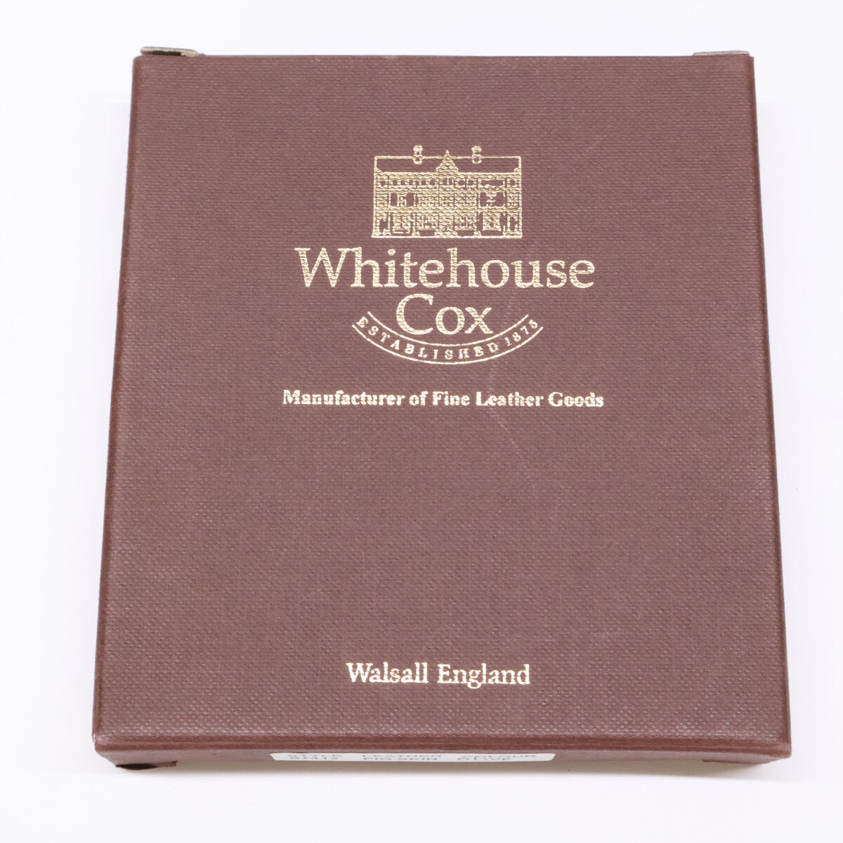 WhitehouseCox ホワイトハウスコックス 【新品同様】S7412 CAMBRIDGE COLLECTION ピッグスキン 名刺入れ カードケース