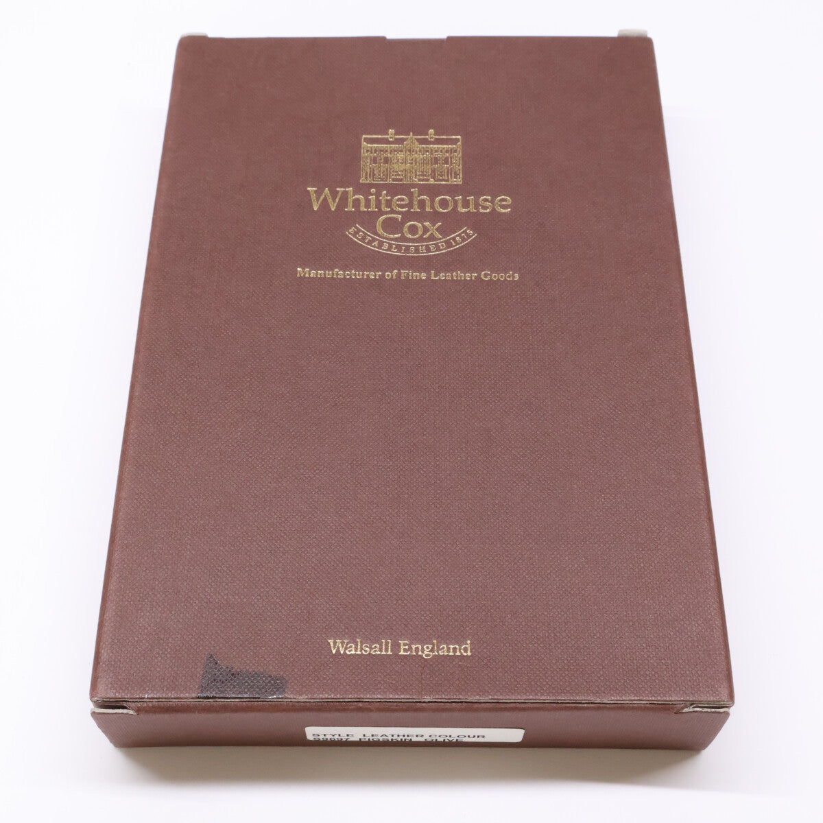 WhitehouseCox ホワイトハウスコックス 【新品同様】S9697 CAMBRIDGE COLLECTION LONG WALLET ピッグスキン 長財布（小銭入れあり）