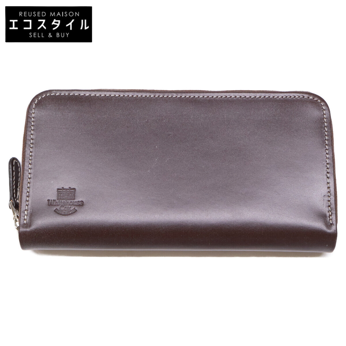 WhitehouseCox ホワイトハウスコックス 【新品同様】S2622 BRIDLE ブライドル ロング ジップ ウォレット 長財布（小銭入れあり）