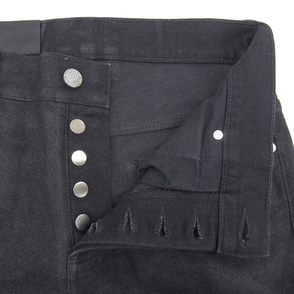 BALMAIN バルマン スリムフィットジーンズ コーティング加工 ボトムス メンズ ブラック 27 RH15230D006 ボトムス 27