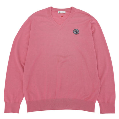 and per se アンパスィ Vネック ニット トップス メンズ ピンク LL AMF2251A1 トップス LL