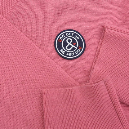 and per se アンパスィ Vネック ニット トップス メンズ ピンク LL AMF2251A1 トップス LL