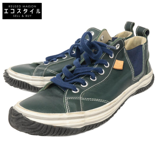 SPINGLE MOVE スピングルムーブ 44215099 グリーン レザー サイドゴアスニーカー シューズ SS