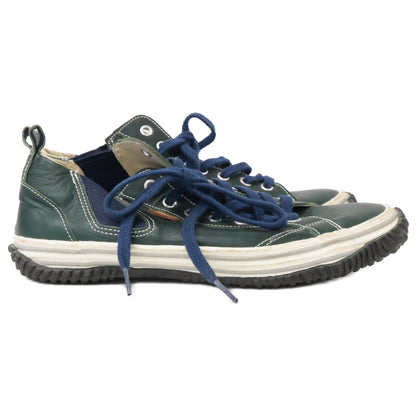 SPINGLE MOVE スピングルムーブ 44215099 グリーン レザー サイドゴアスニーカー シューズ SS