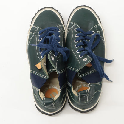 SPINGLE MOVE スピングルムーブ 44215099 グリーン レザー サイドゴアスニーカー シューズ SS