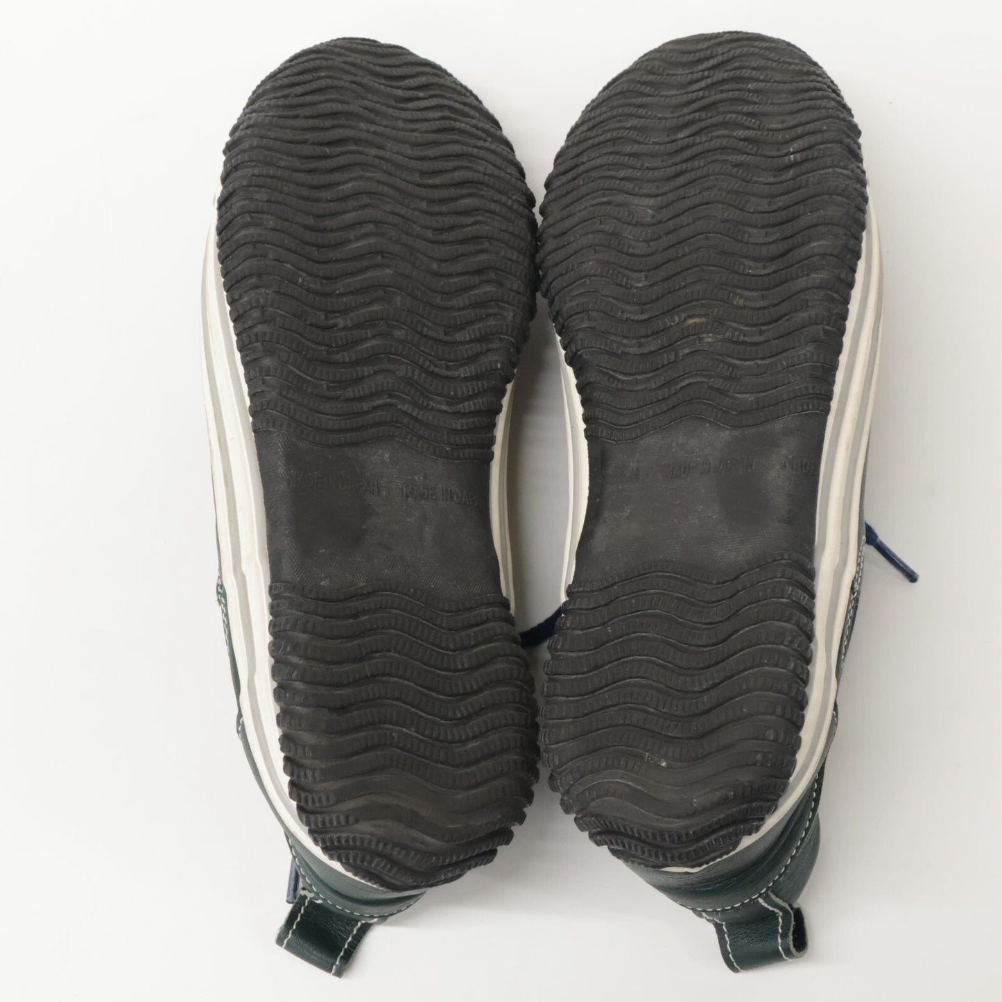 SPINGLE MOVE スピングルムーブ 44215099 グリーン レザー サイドゴアスニーカー シューズ SS