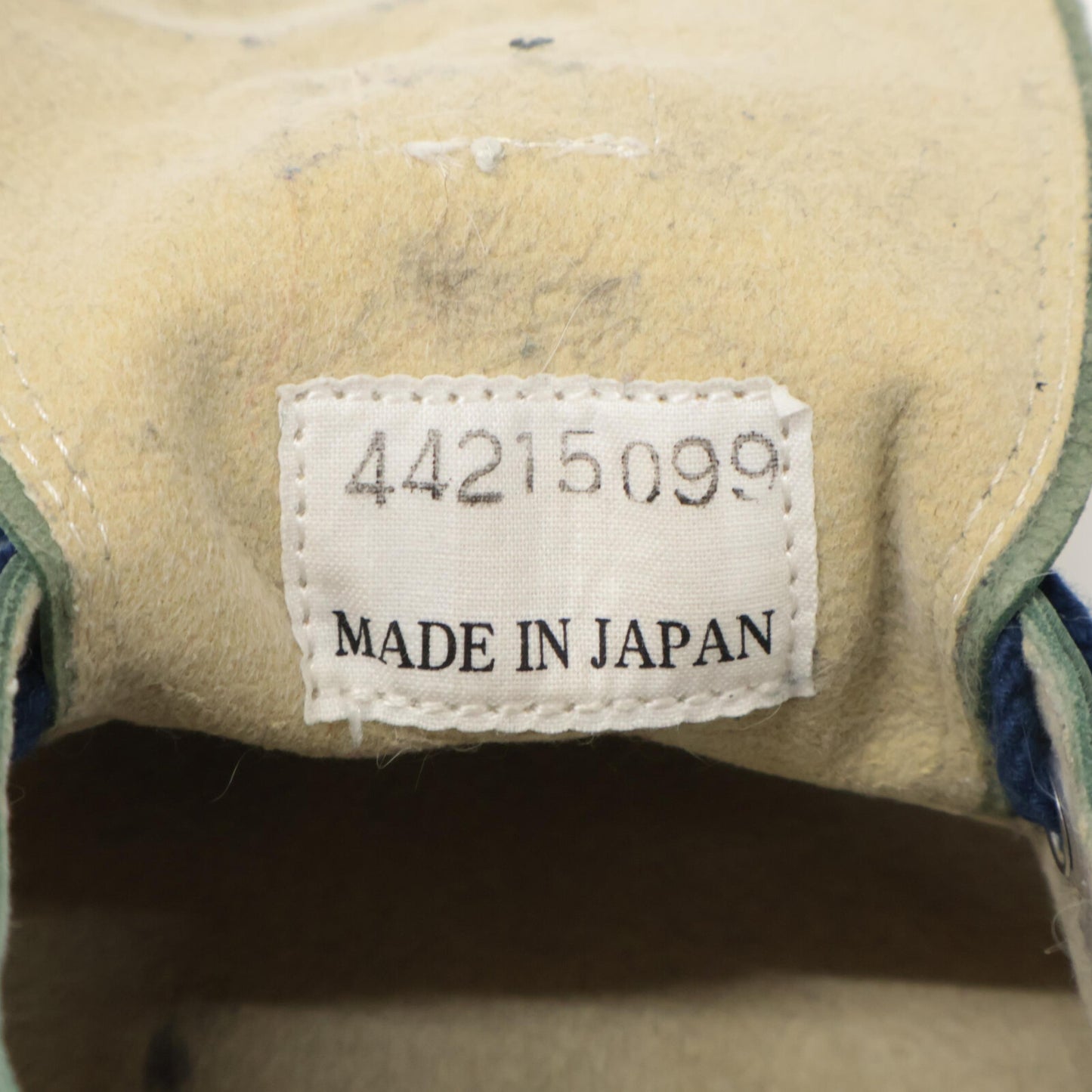 SPINGLE MOVE スピングルムーブ 44215099 グリーン レザー サイドゴアスニーカー シューズ SS