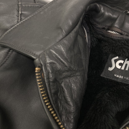 SCHOTT ショット AT101 USA製 襟付き ライダース　ライナー付き ジャケット 34