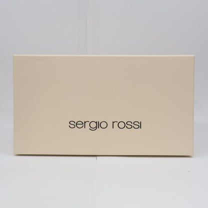 Sergio Rossi セルジオロッシ SR JELLY 010 ジュエルバックル クリスタル スライドサンダル シューズ 37