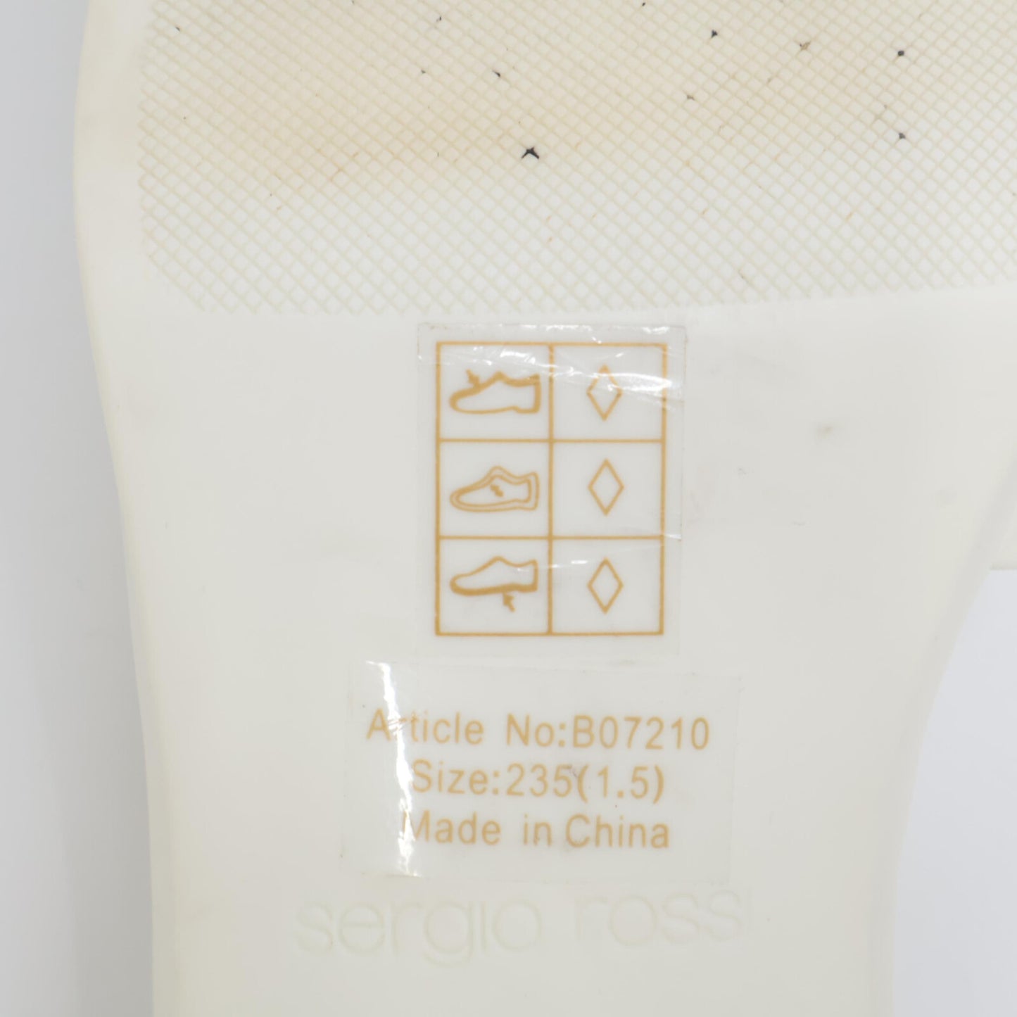 Sergio Rossi セルジオロッシ SR JELLY 040 クリスタルバックル スクエアトゥ シューズ シューズ 37