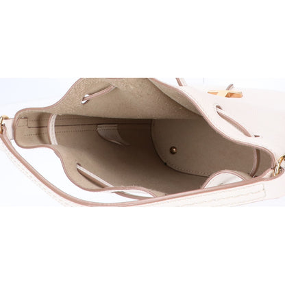 TOD'S トッズ Tタイムレス 2WAY ドローストリング バケットバッグ ショルダーバッグ