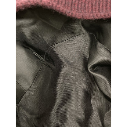 BURBERRY LONDON バーバリーロンドン ﾊﾟｰﾌﾟﾙ ｶｼﾐﾔ ﾆｯﾄｽﾇｰﾄﾞ付き ﾀﾞﾌﾞﾙﾁｪｽﾀｰｺｰﾄ コート UK4