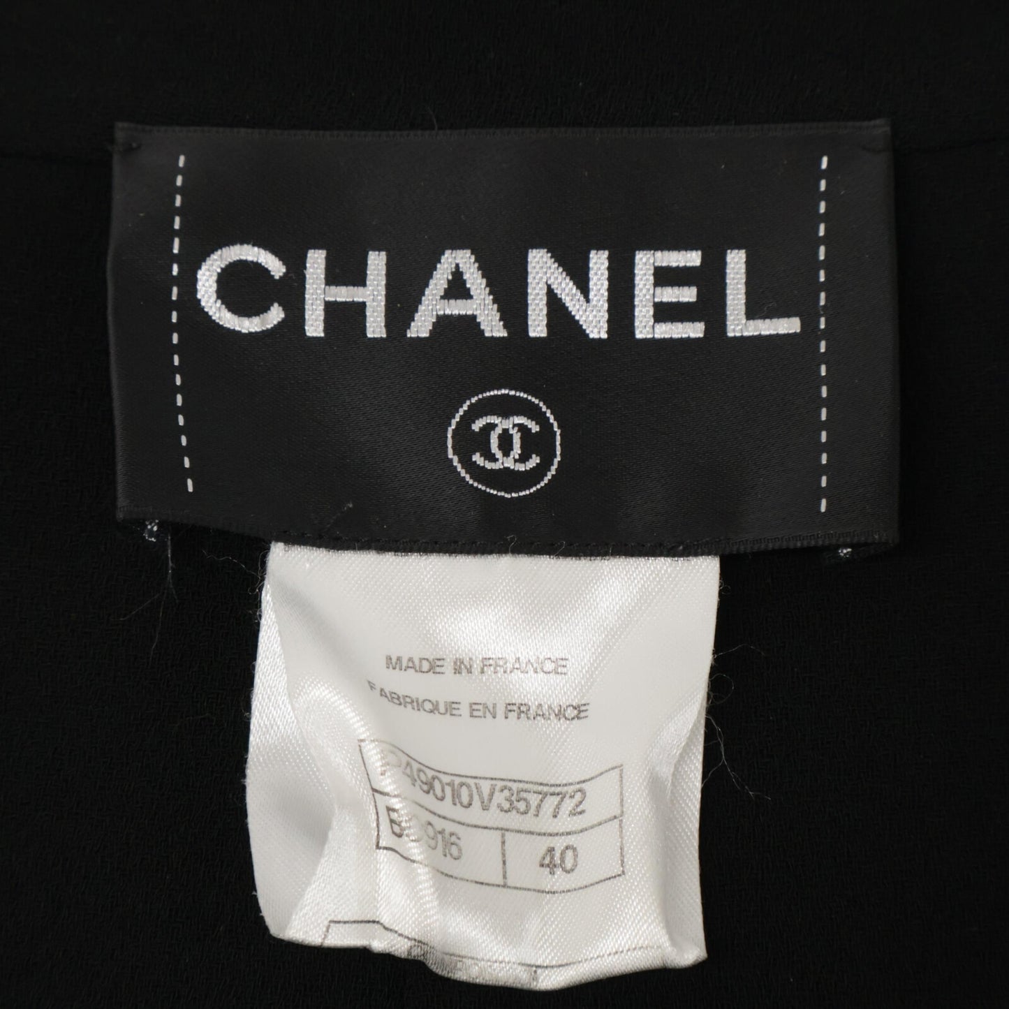 CHANEL シャネル 【国内正規】P49010V35772 ココマークボタン カットオフデザイン ベルト付 ジャケット 40