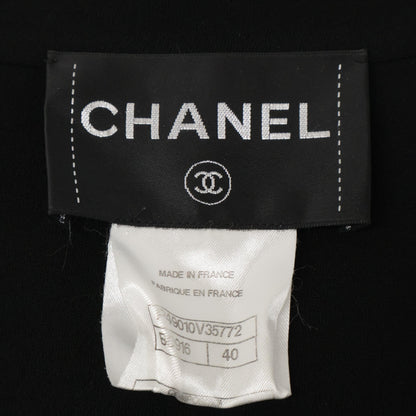 CHANEL シャネル 【国内正規】P49010V35772 ココマークボタン カットオフデザイン ベルト付 ジャケット 40