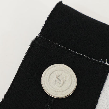 CHANEL シャネル 【国内正規】P49010V35772 ココマークボタン カットオフデザイン ベルト付 ジャケット 40