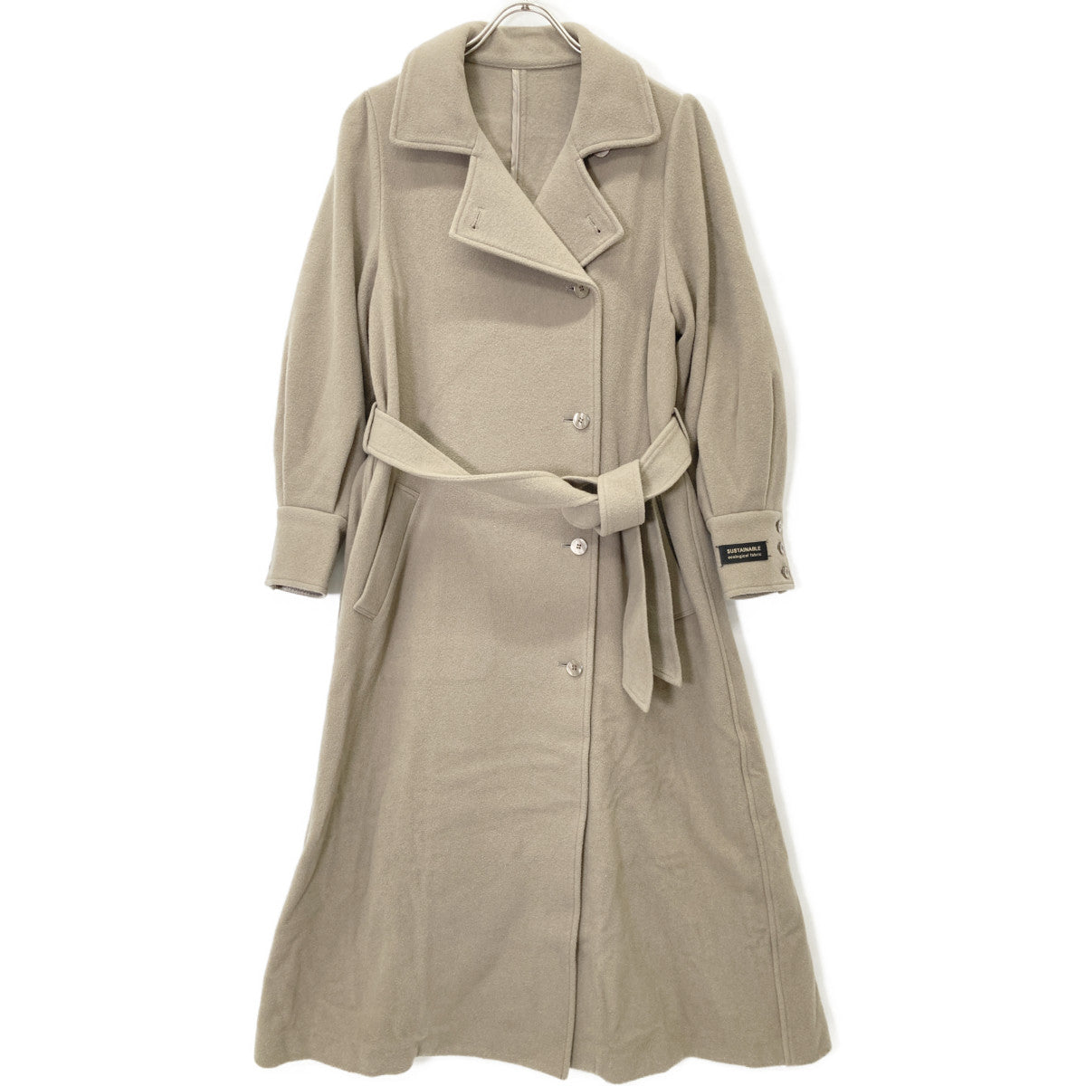 AMERI アメリ 美品　01020730570 POOFY FLARE LONG COAT コート S