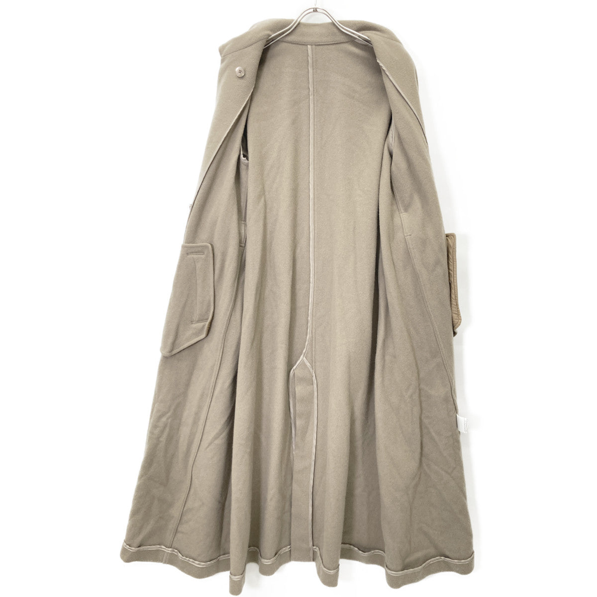 AMERI アメリ 美品　01020730570 POOFY FLARE LONG COAT コート S