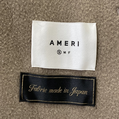 AMERI アメリ 美品　01020730570 POOFY FLARE LONG COAT コート S