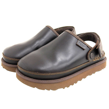 UGG アグ ゴールデンスター クロッグ サンダル シューズ レディース ブラック×ブラウン 23cm 1167536 シューズ 6(US)