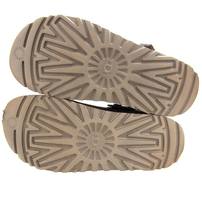 UGG アグ ゴールデンスター クロッグ サンダル シューズ レディース ブラック×ブラウン 23cm 1167536 シューズ 6(US)