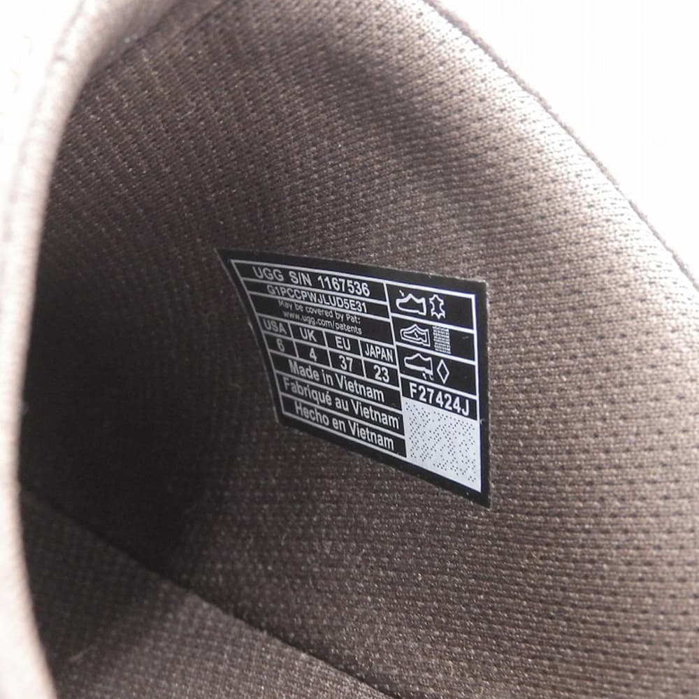 UGG アグ ゴールデンスター クロッグ サンダル シューズ レディース ブラック×ブラウン 23cm 1167536 シューズ 6(US)