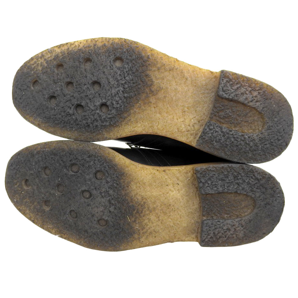 SCOTCH GRAIN スコッチグレイン レザー チャッカブーツ レディース ブラック 24 F-100 シューズ 24