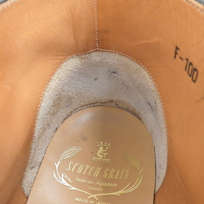 SCOTCH GRAIN スコッチグレイン レザー チャッカブーツ レディース ブラック 24 F-100 シューズ 24