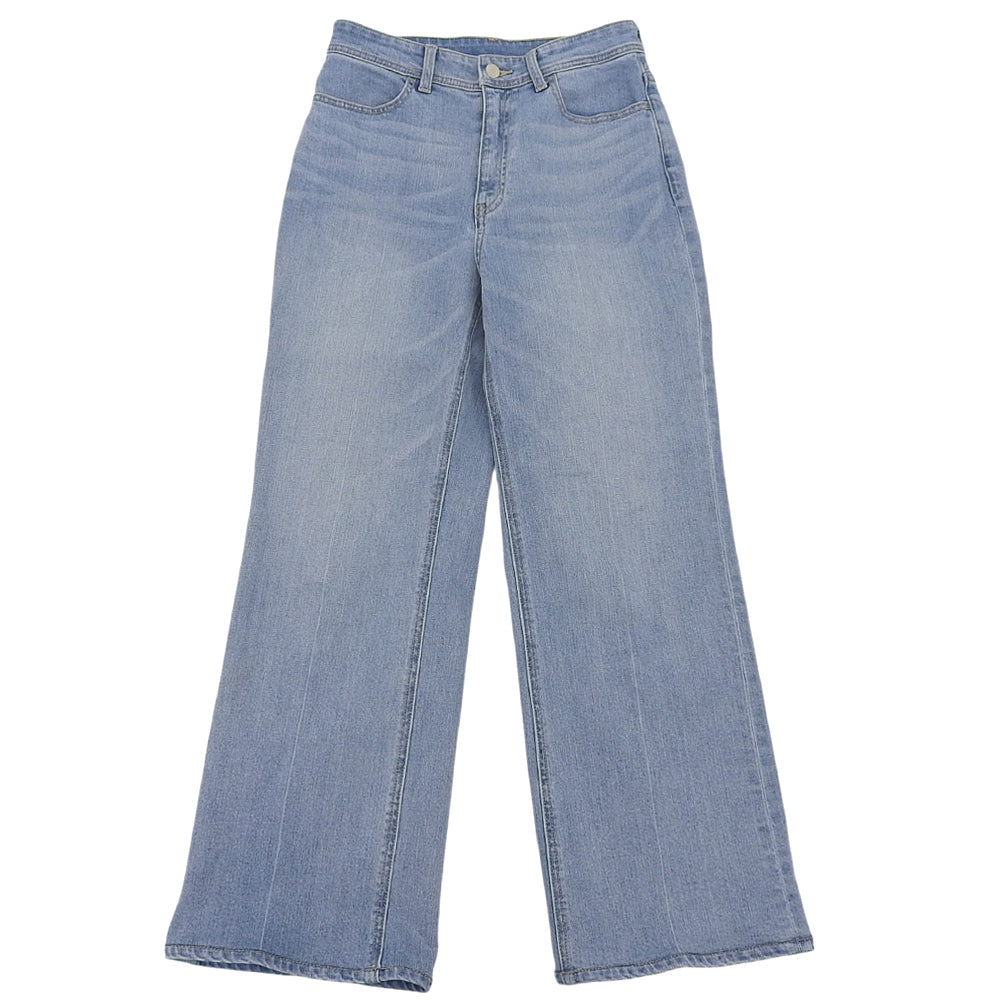 ANAYI アナイ 未使用 ストレッチデニム ストレートパンツ ボトムス レディース ブルー 36 25年 ボトムス 36
