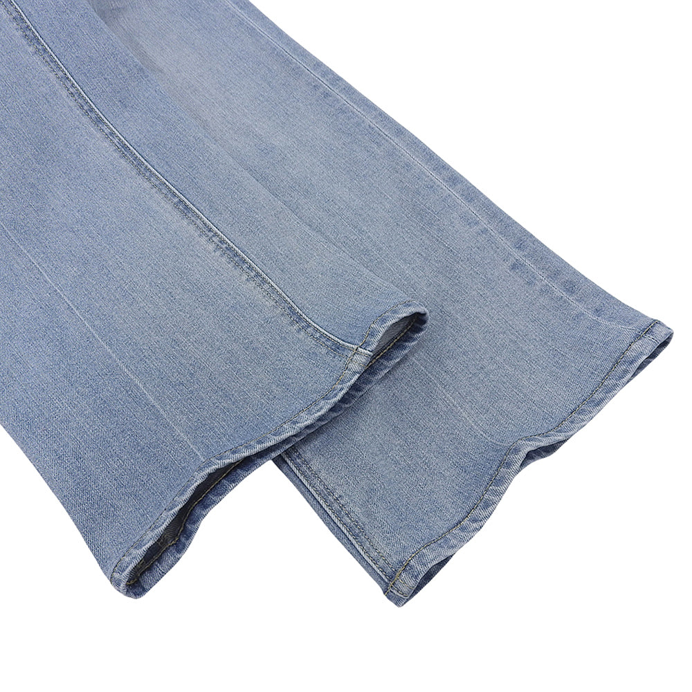 ANAYI アナイ 未使用 ストレッチデニム ストレートパンツ ボトムス レディース ブルー 36 25年 ボトムス 36