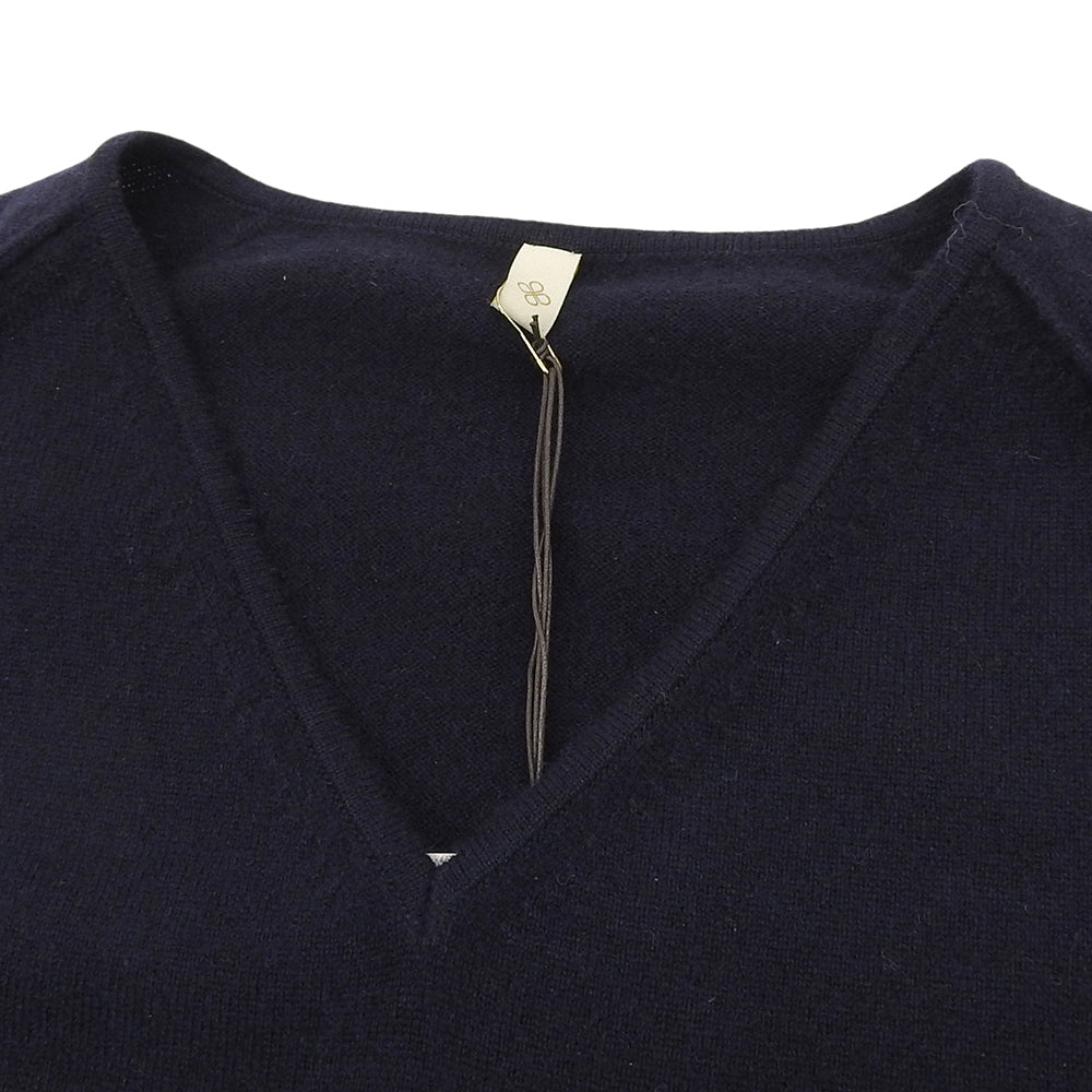 TOYOBOSHI トウヨウボウシ 新品同様 糸衣 Vネック セーター トップス レディース カシミヤ100 ネイビー 1 08IT-BC0001 トップス 1