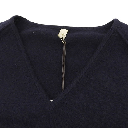 TOYOBOSHI トウヨウボウシ 新品同様 糸衣 Vネック セーター トップス レディース カシミヤ100 ネイビー 1 08IT-BC0001 トップス 1