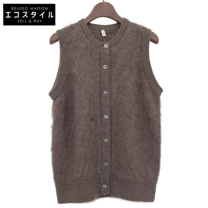 TOYOBOSHI トウヨウボウシ 新品同様 糸衣 KIKORI ベスト レディース ダークブラウン カシミヤ F 13ITーFC2001 ベスト F