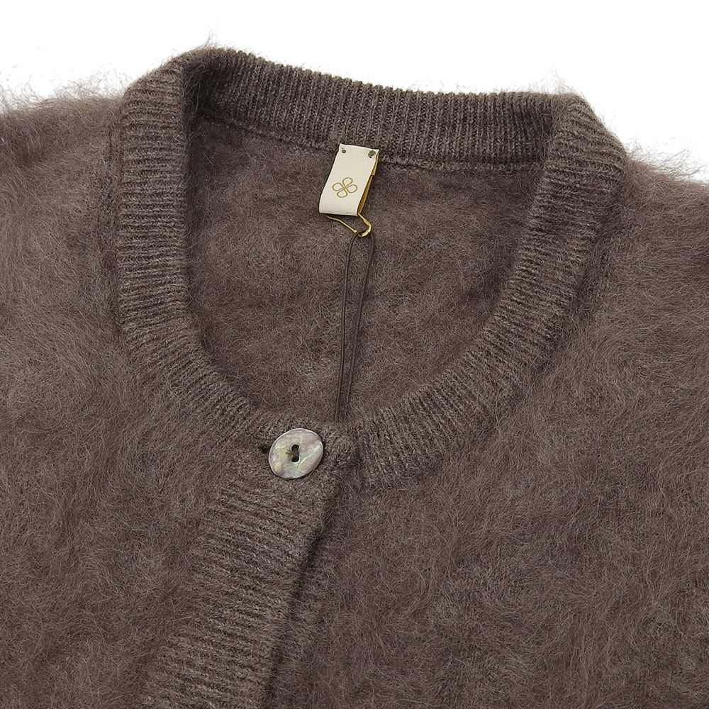 TOYOBOSHI トウヨウボウシ 新品同様 糸衣 KIKORI ベスト レディース ダークブラウン カシミヤ F 13ITーFC2001 ベスト F