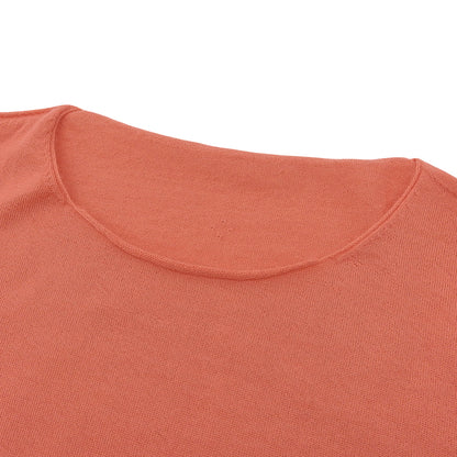 TOYOBOSHI トウヨウボウシ 新品同様 糸衣 CHAUSU ニット トップス レディース カシミヤ100 ピンク 2 10IT-AC6001 トップス 2