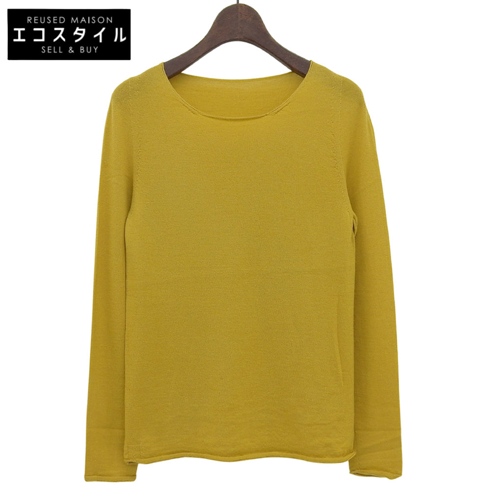 TOYOBOSHI トウヨウボウシ 新品同様 糸衣 CHAUSU セーター トップス レディース カシミヤ100 イエロー 1 13IT-AC6001 トップス 1