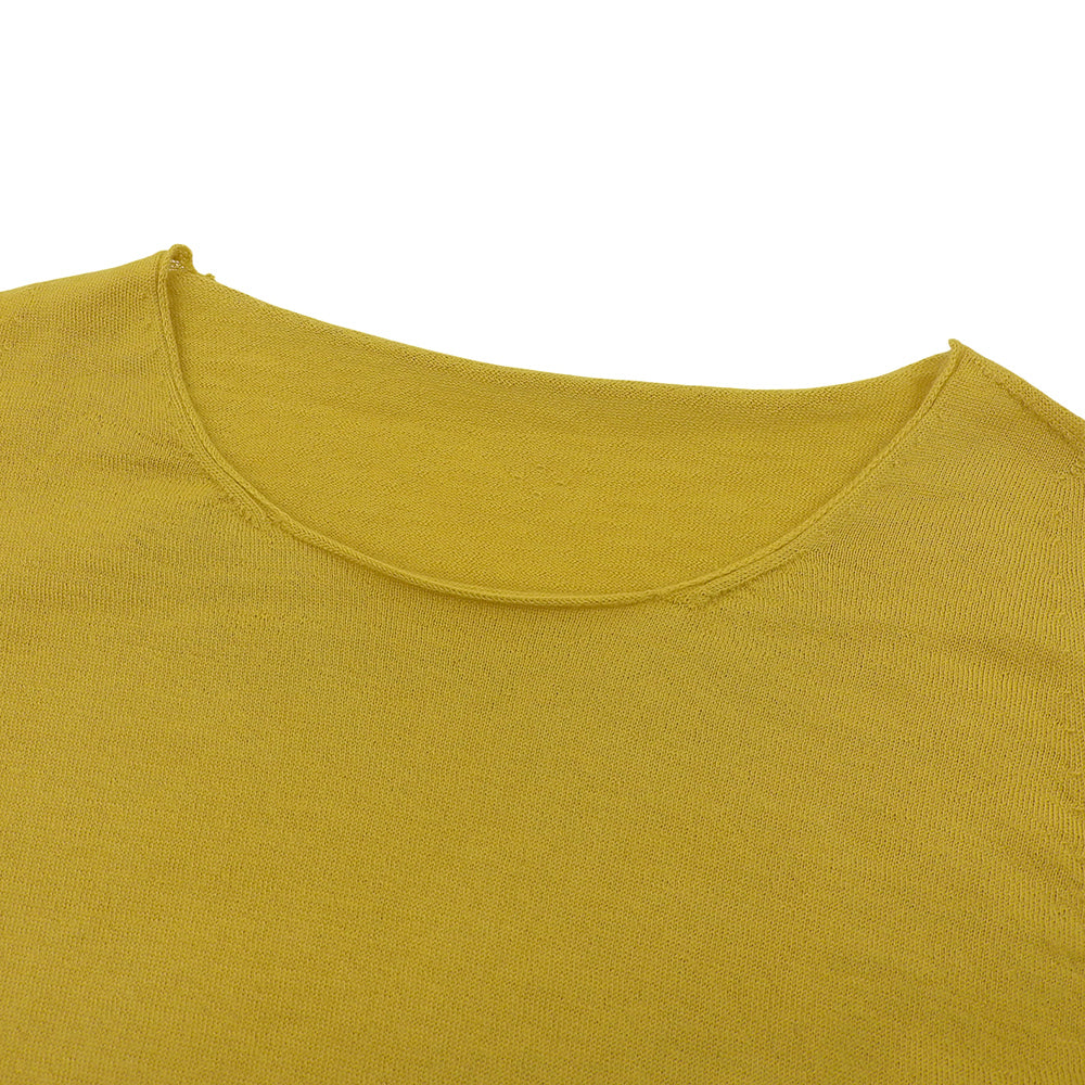 TOYOBOSHI トウヨウボウシ 新品同様 糸衣 CHAUSU セーター トップス レディース カシミヤ100 イエロー 1 13IT-AC6001 トップス 1