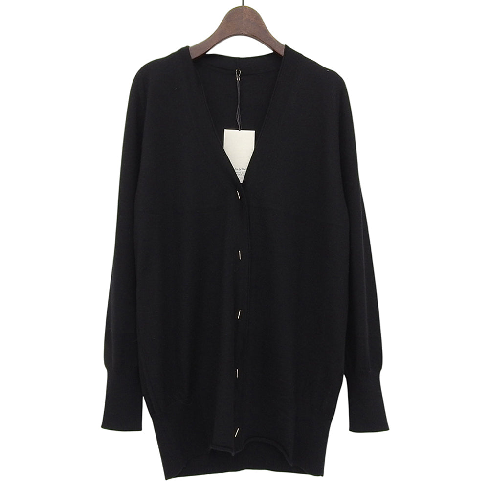 TOYOBOSHI トウヨウボウシ 新品同様 糸衣 NAEBA カーディガン トップス レディース カシミヤ100 ブラック F 08IT-AC0003 トップス F