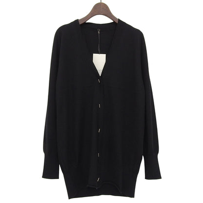 TOYOBOSHI トウヨウボウシ 新品同様 糸衣 NAEBA カーディガン トップス レディース カシミヤ100 ブラック F 08IT-AC0003 トップス F