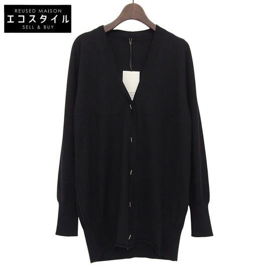 TOYOBOSHI トウヨウボウシ 新品同様 糸衣 NAEBA カーディガン トップス レディース カシミヤ100 ブラック F 08IT-AC0003 トップス F