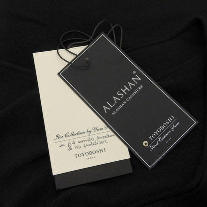 TOYOBOSHI トウヨウボウシ 新品同様 糸衣 NAEBA カーディガン トップス レディース カシミヤ100 ブラック F 08IT-AC0003 トップス F