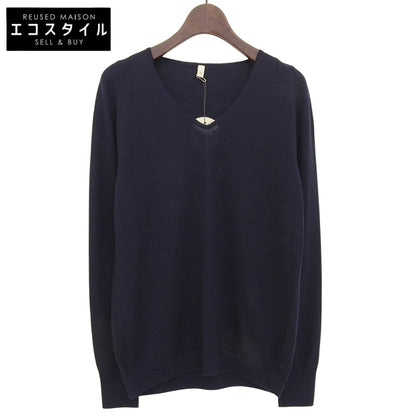 TOYOBOSHI トウヨウボウシ 新品同様 糸衣 SUKAI-STH セーター トップス レディース カシミヤ70 シルク30 ネイビー 2 トップス 2