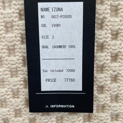 TOYOBOSHI トウヨウボウシ 糸衣 IZUNA ｱｲﾎﾞﾘｰ 08IT-PC0005 ｶｼﾐﾔ100 ｾｰﾀｰ トップス 2