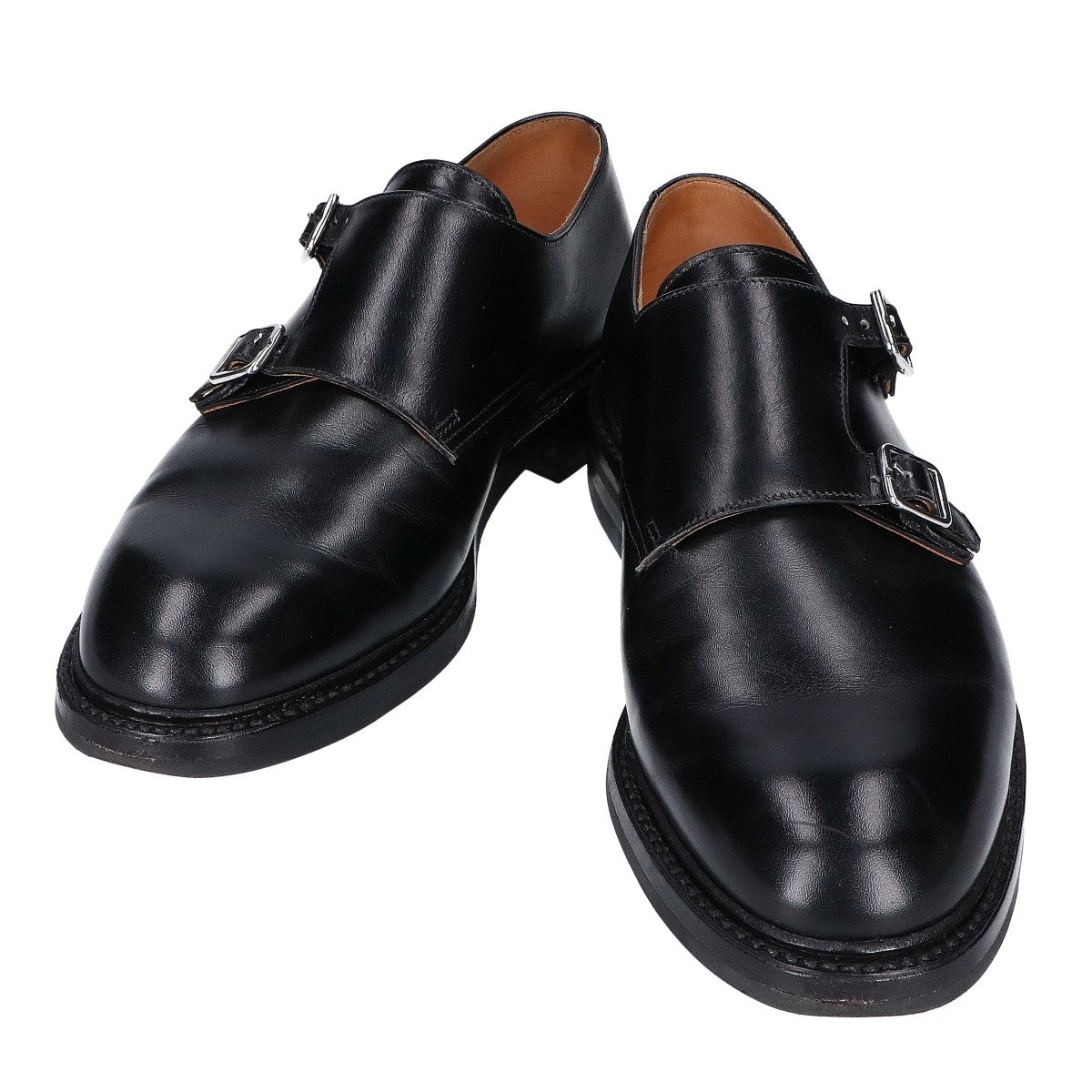 Crockett&Jones クロケット＆ジョーンズ 6127 COMPTON 2 コンプトン2 ダブルモンクストラップ シューズ 7 1/2E